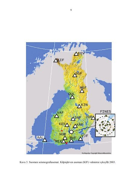 helsingin yliopisto seismologian laitos raportti - Seismologian instituutti