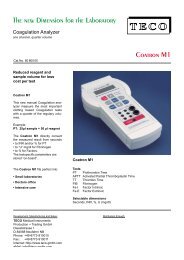 Coatron M1 The new Dimension for the Laboratory - BT Medical ...