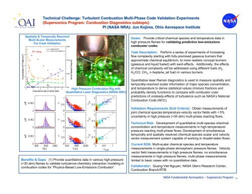 NASA Emissions Reduction and Alternative Fuels Research UTIAS ...