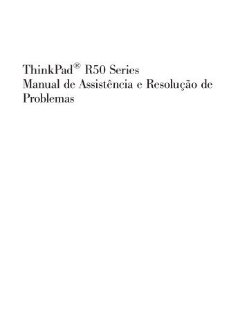 Thinkpad<regtm macro> R50 Series Manual de ... - Lenovo