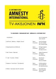 Rodeliste TVaksjonen 2012 - Nord-Odal Kommune