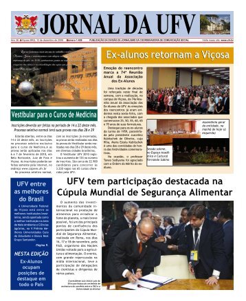 Ex-alunos retornam a ViÃ§osa - UFV