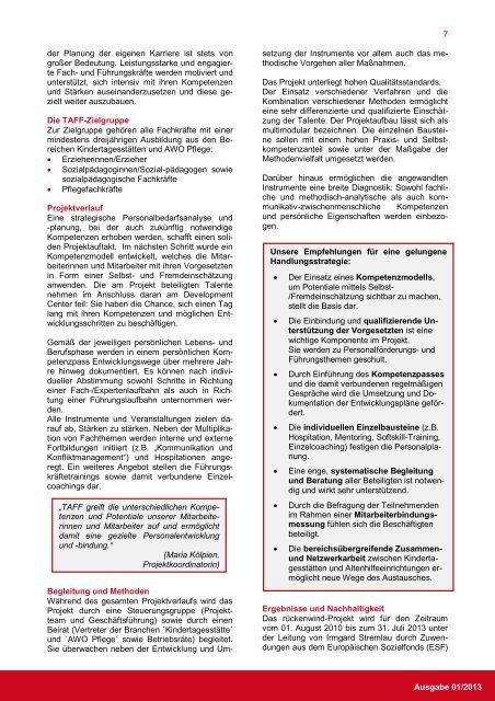 CARITAS-Magazin Â»Talentmanagement - Konkret Consult Ruhr