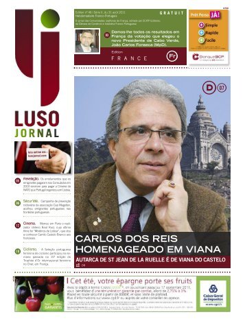 Carlos dos reis homenageado em Viana - Lusojornal