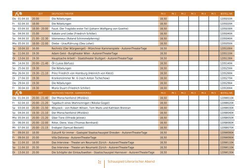 Montagskultur & MEHR ERLEBEN - Freie Volksbühne Berlin