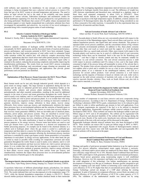 Abstract Booklet 2006 - Swanson School of Engineering - University ...