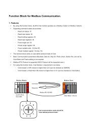 Function Block for Modbus Communication.