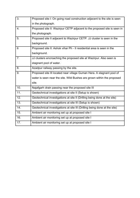 EIA Studies of 3 Pre-Identified Hazardous Waste Disposal Sites in ...