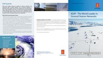 KSAT - The World Leader in Ground Station Networks - Kongsberg ...