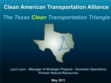 Clean American Transportation Alliance The Texas Clean ...