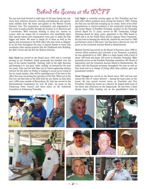 Download the Program Book (pdf) - Warren County Farmers Fair