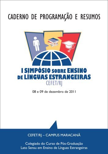 caderno resumos SimpÃ³sio de Linguas Estrangeiras - CEFET/RJ ...