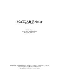 MATLAB Primer - College of Engineering, Purdue University
