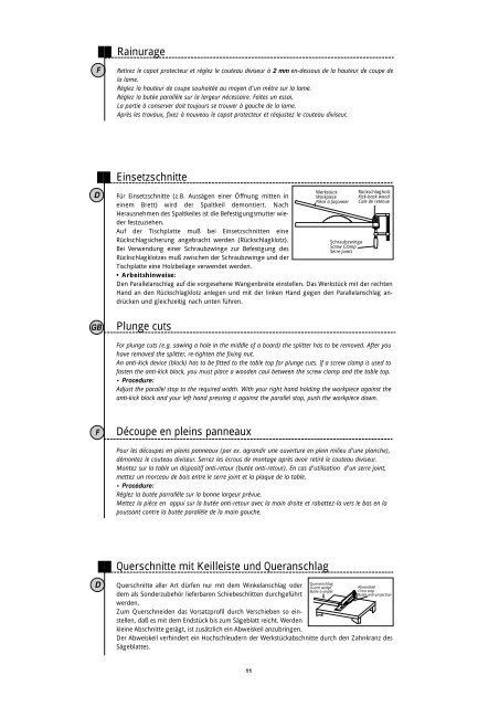 Bedienungsanleitung / Operating Instructions ... - LUTZ MASCHINEN