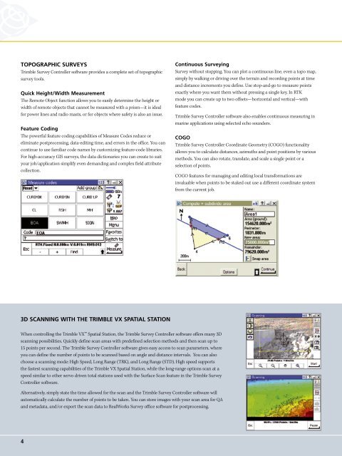 Trimble Survey Controller Software - Accupoint