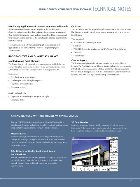 Trimble Survey Controller Software - Accupoint