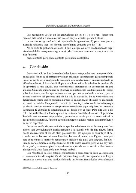 Aprender a narrar: formas temporales y sus funciones en un ... - RACO