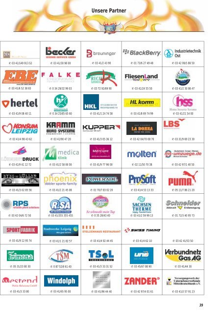 Das Programmheft des Spiels - HC Leipzig