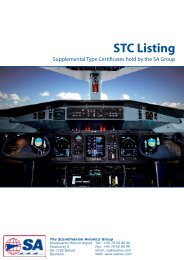 Avionics STC List - Scandinavian Avionics