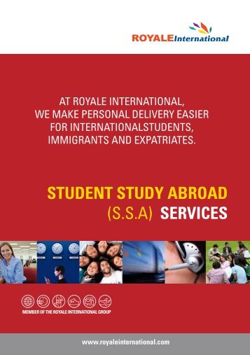 student study abroad (ssa) services - Royale International Group