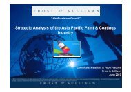 Strategic Analysis of the Asia Pacific Paint & Coatings Industry