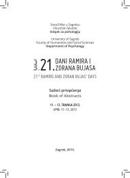 6DÅHFL SULRSÃHQMD Book of Abstracts 11. - 13. TRAVNJA 2013 ...