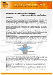 Ultraschall Schweissen-Kleben D - Jentschmann AG