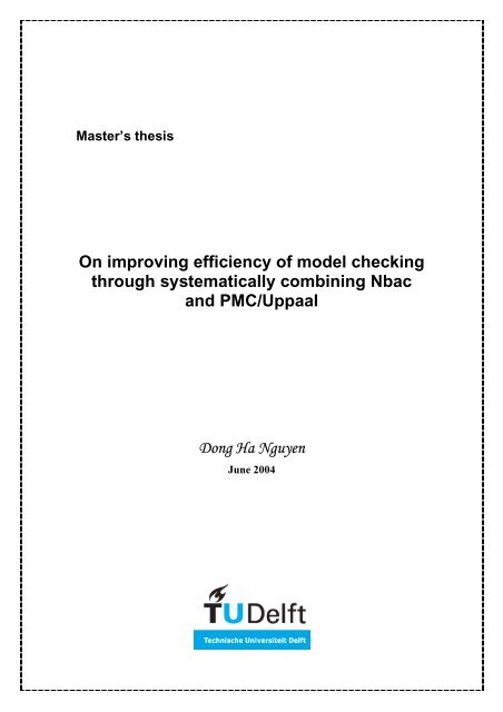 On improving efficiency of model checking through systematically ...