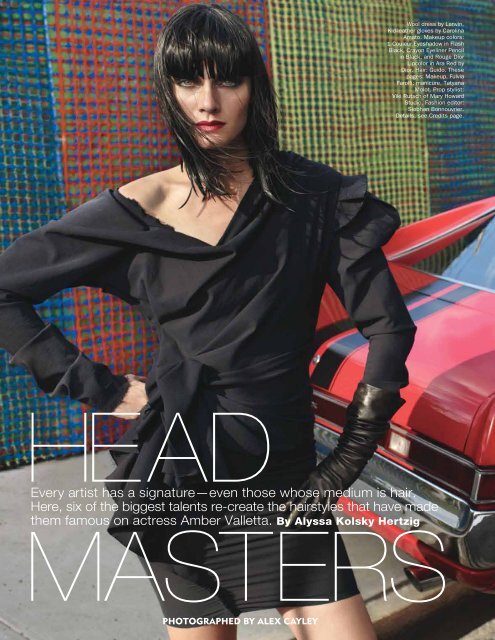 "Head Masters", Allure, November 2010 - Alyssa Hertzig