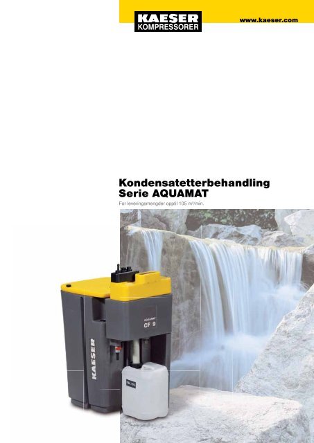 Kondensatetterbehandling Serie AQUAMAT - KAESER Kompressorer