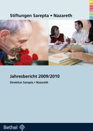 [pdf]- Datei zum herunterladen - Stiftungen Sarepta | Nazareth