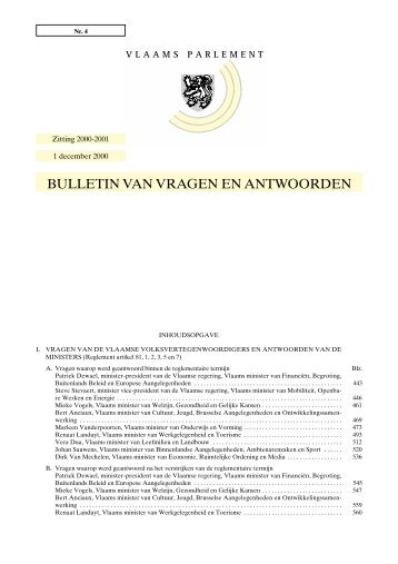 Tekst - Vlaams Parlement