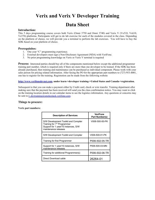 Agenda For Verix Act Programming Verifone Customer Portal