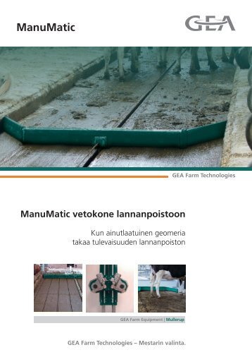 ManuMatic vetokone lannanpoistoon - Mullerup