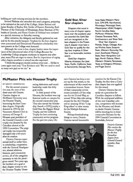 1993 Volume 116 No 1–4 - Phi Delta Theta Scroll Archive