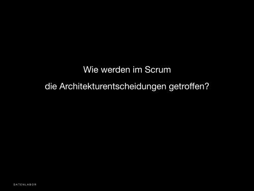 Konzeptionelle IntegritÃ¤t im Scrum Prozess - agil