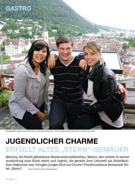 Kultchur Magazin - Jugendlicher Charme - Hotel Stern Chur