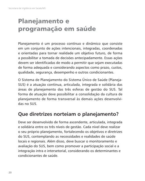 Manual de Gestão da Vigilância em Saúde - Ministério da Saúde