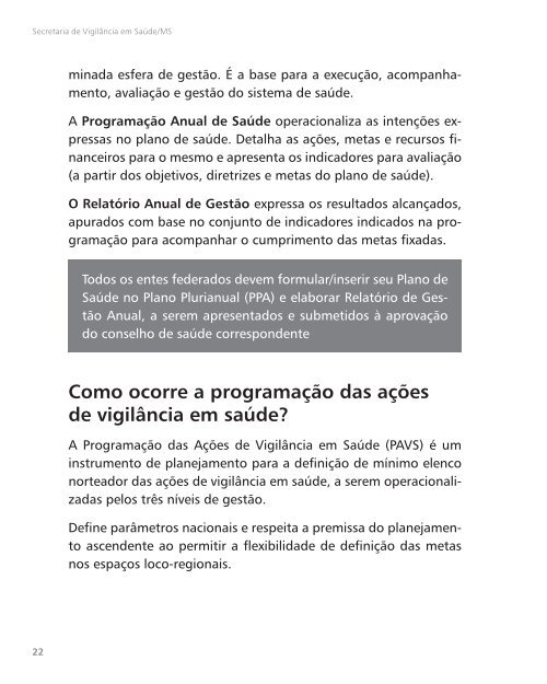 Manual de Gestão da Vigilância em Saúde - Ministério da Saúde