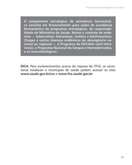 Manual de Gestão da Vigilância em Saúde - Ministério da Saúde