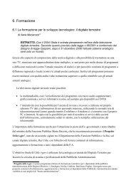 La formazione per lo sviluppo tecnologico: il digitale terrestre - Icomit.it