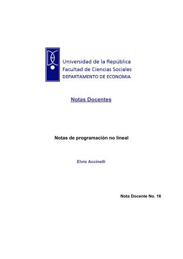 Notas Docentes - Facultad de Ciencias Sociales