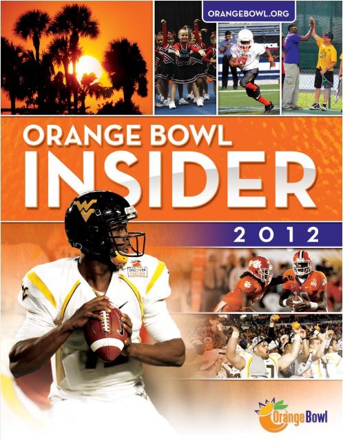 With mobile apps - Orange Bowl