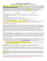 HOPE Scholarship Evaluation Form - Wiregrass Georgia Technical ...