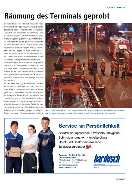 Ausgabe 1/11 - Flughafen Stuttgart