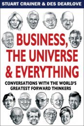 Business, the Universe & Everything ... - About University