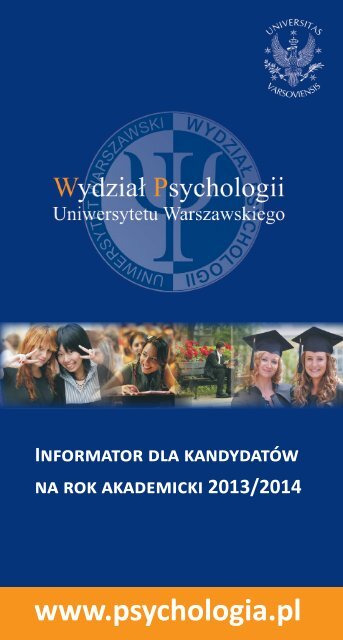 Informator dla kadydatÃ³w na rok akademicki 2013/2014 (PDF)