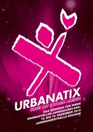 URBANATIX Flyer X-Tickets - Broich Premium Catering