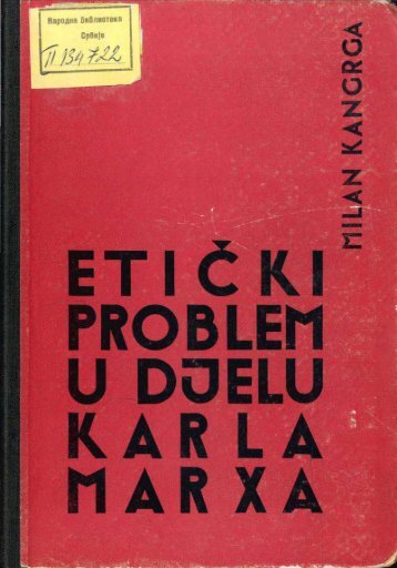 problem u djelu karla marxa