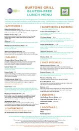 Gluten Free Menu Bob Evans